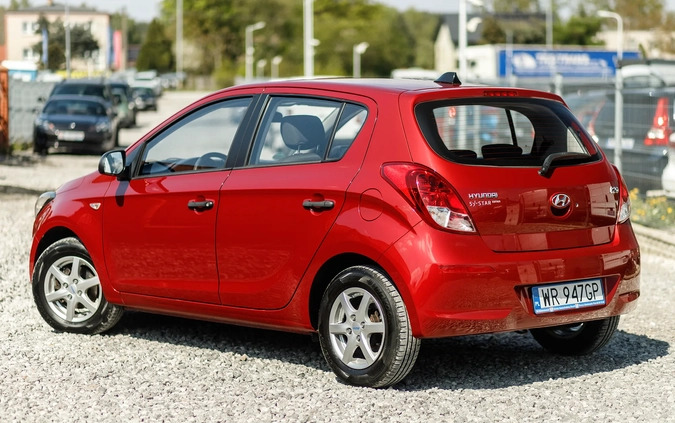 Hyundai i20 cena 25900 przebieg: 141000, rok produkcji 2013 z Radom małe 742